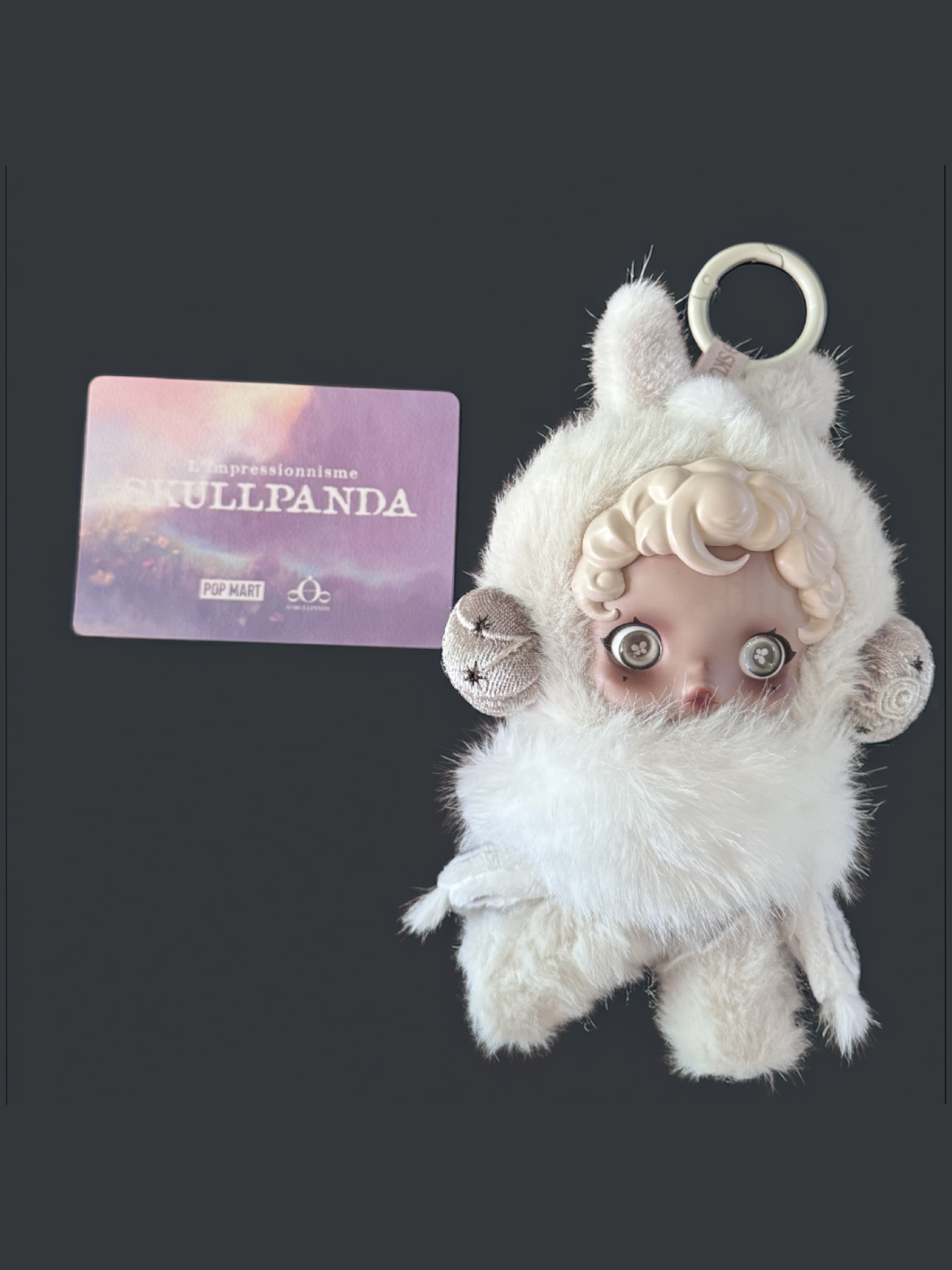 【Pre-owned • Like New】ØSKULLPANDA L’impressionnisme Series Plush Doll — Mist